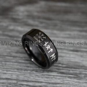 IMG_0499 Til Valhalla Ring, Viking Ring, Runes Ring, Valknut Ring, Nordic Ring, Norsemen Ring, Nordic Runes Ring