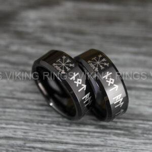 IMG_0500 Til Valhalla Rings, Viking Rings, Runes Rings, Valknut Rings, Nordic Rings, Norsemen Rings, Nordic Runes Rings