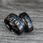 Player 1 Player 2 Rings, Gamer Rings, Couple Ring Set, Couple Wedding Bands