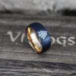 Til Valhalla Ring, Viking Ring, Runes Ring, Valknut Ring, Nordic Ring, Norsemen Ring, Nordic Runes Ring