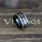 Til Valhalla Ring, Viking Ring, Runes Ring, Nordic Ring, Norsemen Ring, Nordic Runes Ring