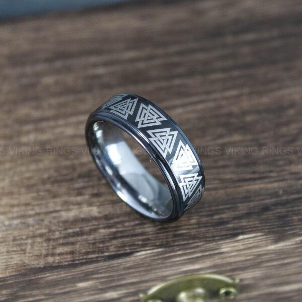 IMG_9982 Til Valhalla Ring, Viking Ring, Runes Ring, Valknut Ring, Nordic Ring, Norsemen Ring, Nordic Runes Ring