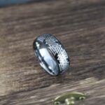Til Valhalla Ring, Viking Ring, Runes Ring, Valknut Ring, Nordic Ring, Norsemen Ring, Nordic Runes Ring